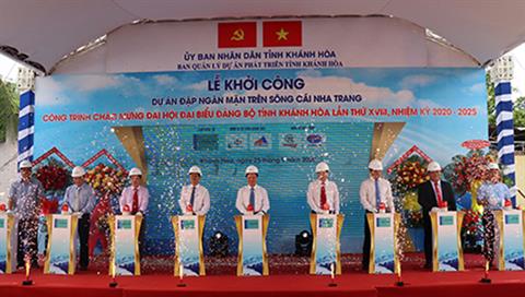 Lễ khởi công dự án Đập ngăn mặn trên sông Cái Nha Trang